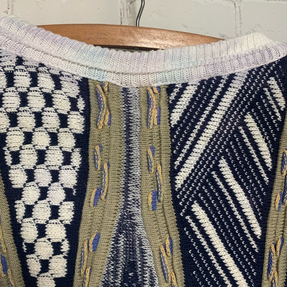 Vintage Classics by Palmland Multicolor Patterned Sweater Size XL - Picture 4 of 5